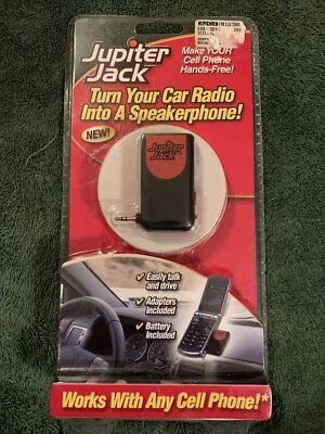 Jupiter Jack, громкая связь, сотовое устройство, превращает автомобильное радио в динамик, телефон, новый - Изображение 1 из 4