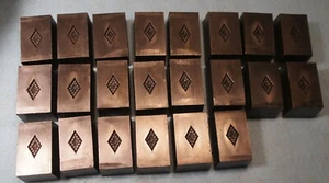 1937 * 22 Diff JEWELED ALPHABET LETTER Pins STEEL STAMPING DIES Robbins Rabc - Picture 1 of 8
