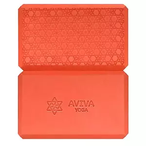 AVIVA YOGA 9x6x4 Yoga Block Set - 2 High Density EVA Foam Blocks - Picture 1 of 26