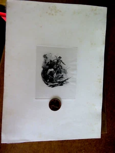 Engraved Intaglio Hybrid Die Proof On India SCHOOL BOY REVOLUTION TC&Co. D5 - Picture 1 of 2