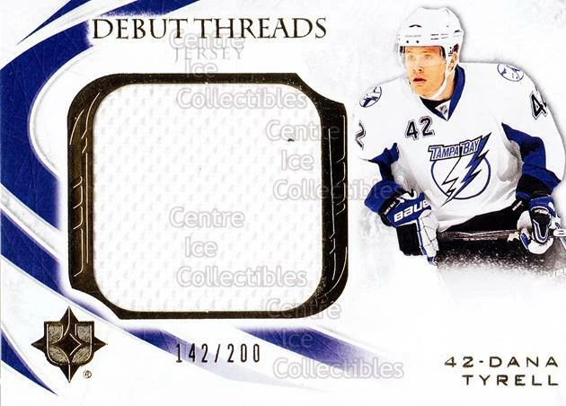 2010-11 UD Ultimate Collection Debut Thread #TY Dana Tyrell - Image 1 of 1