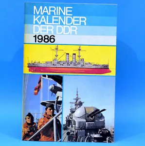 Marinekalender der DDR 1986 Militärverlag | NVA GST U-Boot Kreuzer Tauchen - Bild 1 von 1