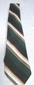Velducci Mens Tie Green Brown Orange in EUC - Imagen 1 de 4