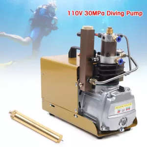 Electric Air Compressor Scuba Diving Pump High Pressure Water-cooling 1.8KW - Picture 1 of 21