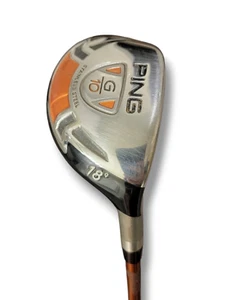 PING G10, 18 DEGREE 3 HYBRID, PING TFC 129H Soft Regular FLEX GRAPHITE SHAFT RH - Picture 1 of 8