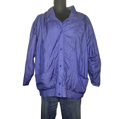 VETEMENTS Giacca a vento Outer Gear uomo taglia M vintage abbigliamento leggero full zip manica lunga