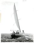 Yacht de longue plage irlandaise brume, voilier océan pistolet Anderson photo vintage