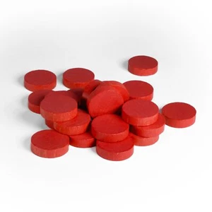 Spieltz Spielsteine - Scheiben / Chips, 2 cm Durchmesser (21/7 mm) - Bild 1 von 11