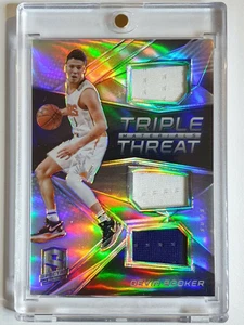 2016 Spectra Devin Booker #PATCH SILVER /149 TRIPLE Game Worn Jerseys - Gem - Picture 1 of 3