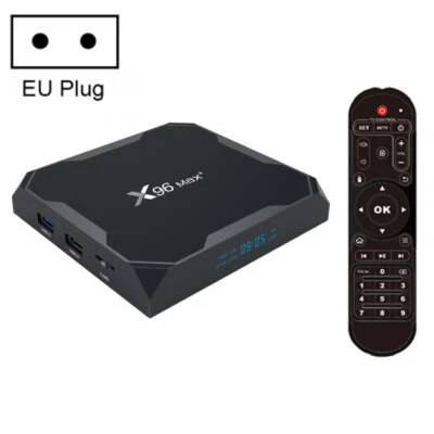 X96 Max+ 4K Smart TV Box, Android 9.0, Amlogic S905X3 Quad-Core Cortex-A55,4GB+6 - Bild 1 von 4