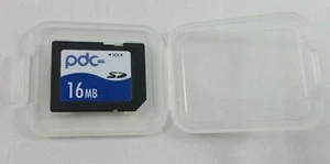 Vintage PDC 16Mb Secure Digital SD Card - Class 2 - Made in Taiwan - Picture 1 of 2