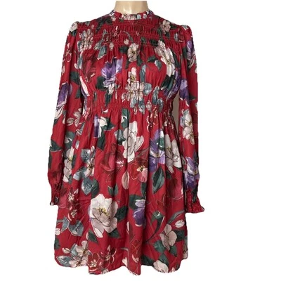 Mayoral Girls Sz 14 (157 cm) floral dress long sleeve lined - Image 1 of 4