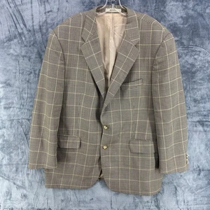 Ralph Lauren Blazer Sport Mantel Hahnentritt Wolle hellbraun braun 46R oder 48R LESEN - Bild 1 von 22