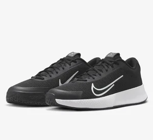 NIKE NikeCourt Vapor Lite 2 HC Mens Tennis Shoes - DV2018-001 - Black - 10 - Picture 1 of 7
