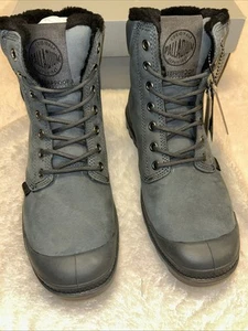 Palladium Men Pampa Sport Cuff WPS Waterproof Granite Gray Boots 7 Men - Picture 1 of 19