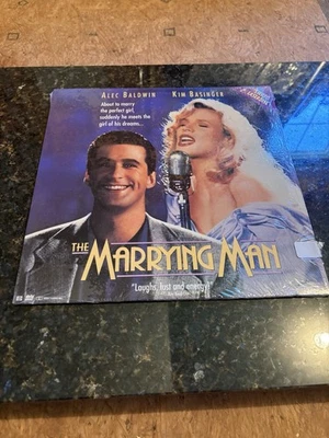 The Marrying Man Laserdisc NM/VG+ Alec Baldwin Kim Basinger COMPLETE Laser Disc - Image 1 of 2