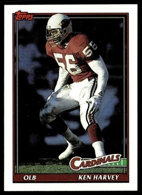 1991 Topps Ken Harvey Phoenix Cardinals #518 - Image 1 of 2