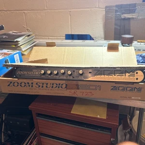 Zoom Studio 1201 - Vintage 1990s Dual Channel Multi Effects Processor, Inc. PSU - Picture 1 of 13