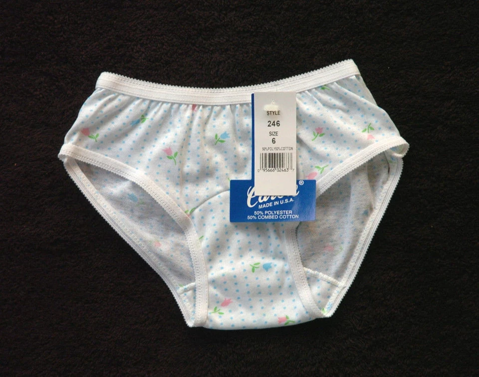 Carole Children/Kid's Polyester/Cotton Print Bikini Size 8 - Image 1 of 1