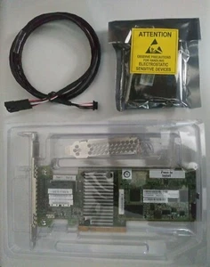 IBM M5210 w/1GB CACHE NEW BBU w/2 CABLES RAID 12Gb/s NAS(DELL H730P/LSI 9361-8i) - Picture 1 of 5
