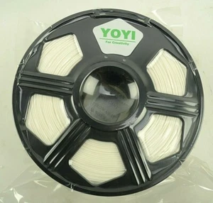Filamento para impresora 3D YOYI Premium blanco PLA diámetro. 1,75 mm nuevo precintado sin caja - Imagen 1 de 3
