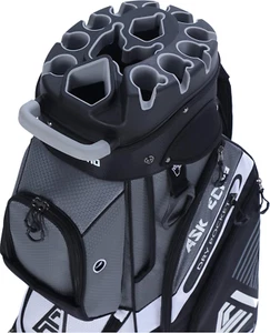 ASK ECHO T-Lock Golf Cart Bag with 14 Way Organizer Divider Top, Premium Cart Ba - Picture 1 of 12