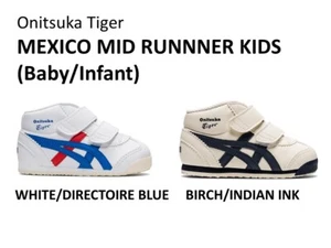 Onitsuka tiger MEXICO MID RUNNER Kids Baby Infant Sneakers New with box unisex - Picture 1 of 23