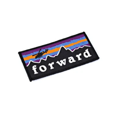 Pew taktischer Aufnäher vorwärts Armee Moral Aufnäher Haken Militär 11.3x5.6cm - Bild 1 von 4