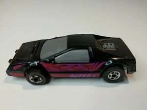 VTG 1983 HOT WHEELS CRACK UPS SUPER X SPORT CRASHER HONG KONG BLACK RARE - Picture 1 of 6