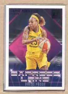Cappie Pondexter 17 2019 Donruss WNBA a prueba de prensa Purple Express Lane xx/99 - Imagen 1 de 2