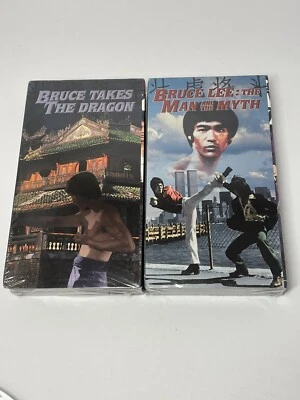 Lot Of 2 NEW VTG Bruce Lee Films The Man And The Myth & Bruce Takes The Dragon - Image 1 of 4