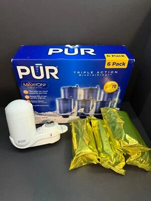 Sistema de filtragem de montagem em torneira de água PUR e 4 filtros de substituição Maxion - Imagem 1 de 4