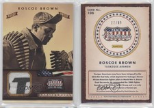 2012 Americana Heroes & Legends Elite Materials Bronze Proof /89 Roscoe Brown