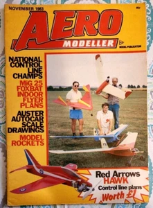 Aeromodeller Magazine - Nov 1983 - BAe Hawk UC & MiG 25 Foxbat Full-Size Plans - Bild 1 von 5