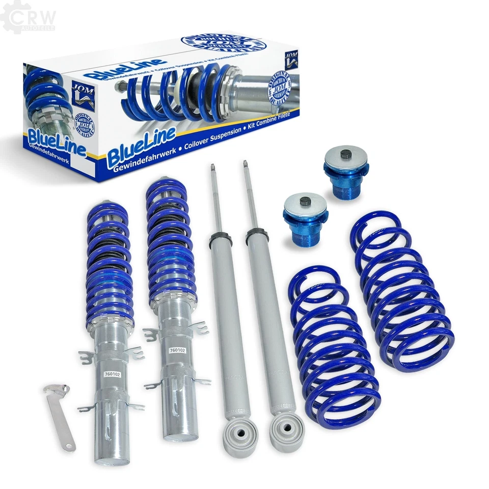 Coilover JOM BlueLine per VW New Beetle 9C1 Cabriolet 1Y7 anno 98-10 - Immagine 1 di 2