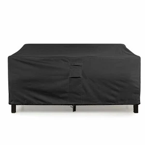 Love-Seat Cover Lounge Waterproof Outdoor Sofa Patio Black - Picture 1 of 11