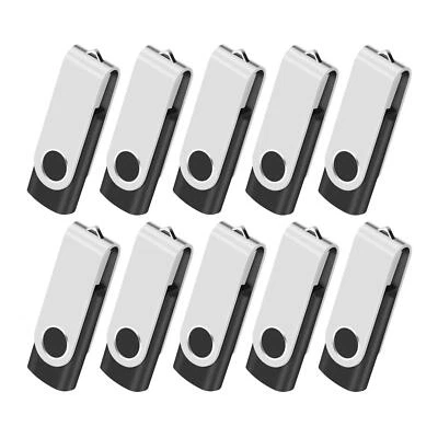Clé USB 2Go Lot de 10 Clef USB 2.0 Mémoire Stick Lecteur USB Flash Drive Stoc... - Photo 1/4