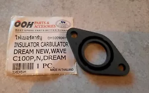 Isolatore Carburatore HONDA C90 CUB Bachelite Nuovo SOSTITUISCE 16211-GB5-750 - Foto 1 di 2