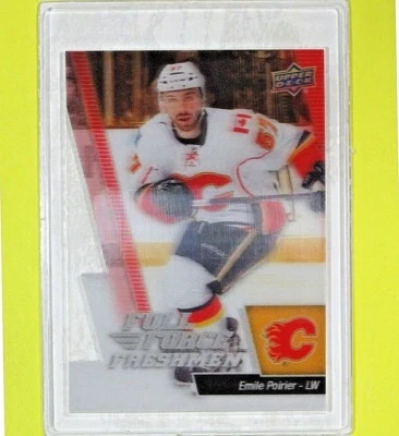EMILE POIRIER 2015-16  ROOKIE  " FRESHMEN DIE-CUT "  #106   Calgary Flames - Image 1 of 2