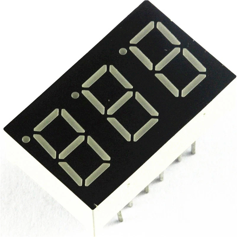 2PCS NEW 0.36 inch 3 digit 7 seg segment Common anode led display Red - Image 1 of 1