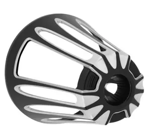 Arlen Ness Monster Sucker Air Cleaner Covers Black Deep Cut, 81-102 - Picture 1 of 1
