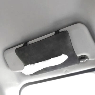 Car Tissue Holder Sun Visor Tissue Holder Car Visor Napkin Holder Backseat Case Foto 1 de 4
