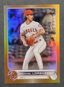 Michael Lorenzen 2022 Topps Update Series Gold Foil #US84 Los Angeles Angels