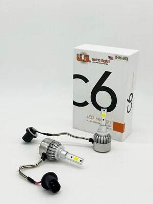 2X C6 880 881 COB LED HEADLIGHT KIT HIGH LOW BEAM FOG LIGHT BULBS 72W 7200LM US - Image 1 of 4