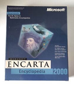 Vintage - Microsoft - Encarta - Encyclopedia 2000 - PC - CD-ROM - NEW - SEALED