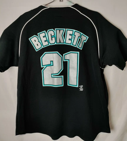 Dynasty Men XL Florida Marlins Major League Baseball Josh Beckett #21 Jersey Cover