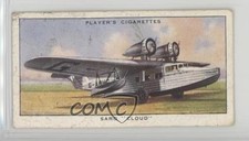 1935 Player's Aeroplanes (Civil) Tobacco Saro Cloud (Great Britain) #19 0y5