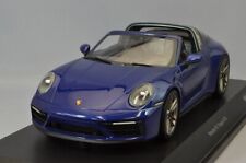Porsche 911 Targa 4 GTS 2021 Bleu Métallique 1/18 minichamps 155061060 Neuf