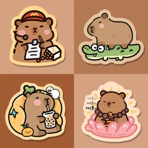 Cute Capybara Mouse Pad Desk Mat Keyboard Pad Gaming Table Mat Office Decoration - Afbeelding 1 van 15