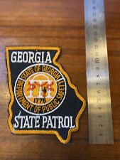 Vintage USA Police Sherrif CLOTH BADGE Patch - GEORGIA STATE PATROL 